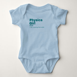 Physik-Mädchen - Physik Baby Strampler