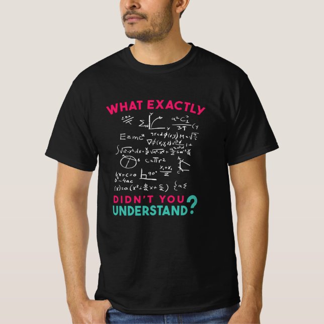Physik Math Formel Joke T-Shirt (Vorderseite)