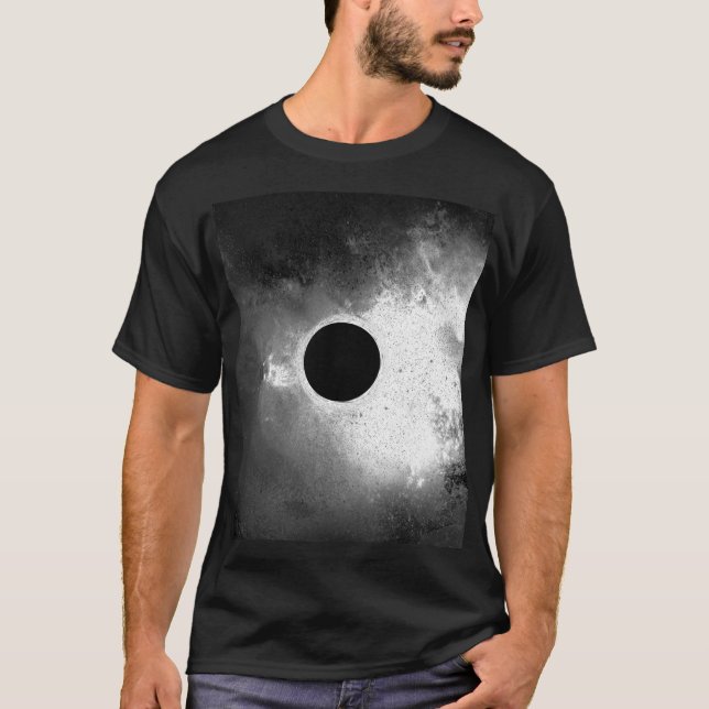 Physik mit schwarzem Loch Lover Astronomie T-Shirt (Vorderseite)