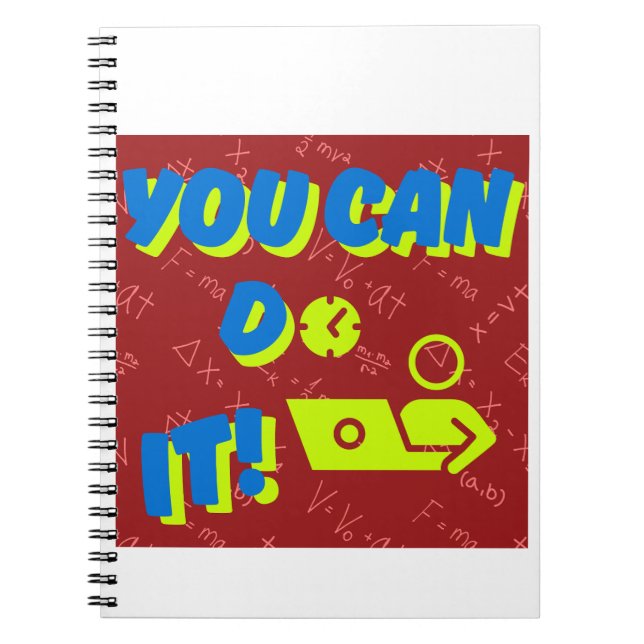 Physik motivierte Motivation Notizblock (Vorderseite)