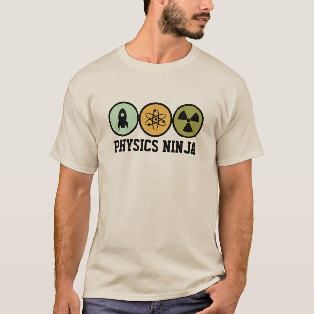 Physik-Ninja-T - Shirt (Vorderseite)