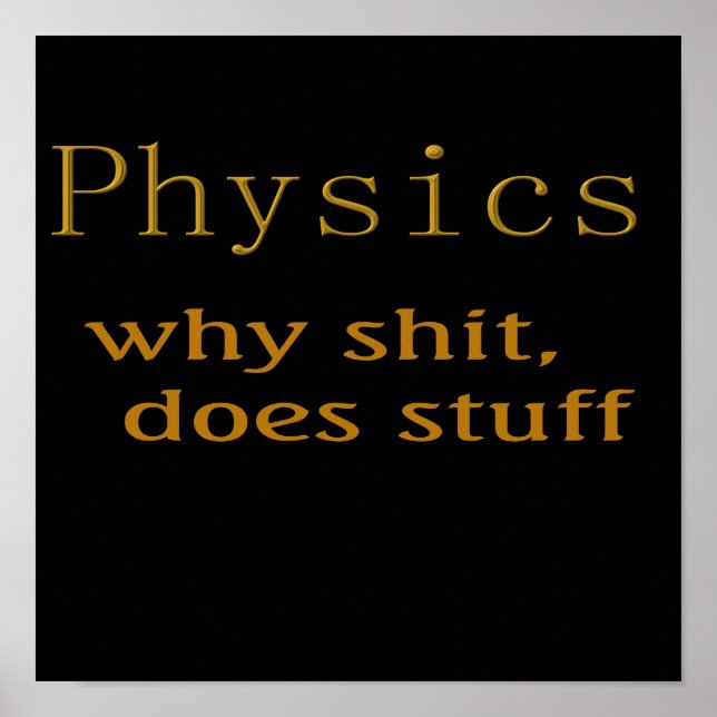 Physik Poster (Vorne)