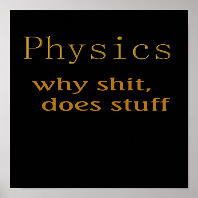 Physik Poster (Vorne)