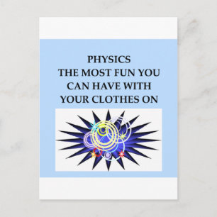 PHYSIK POSTKARTE