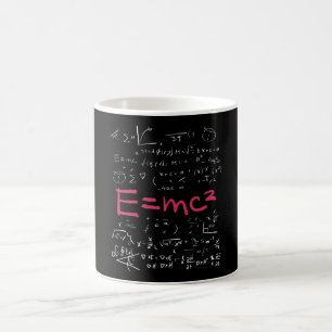 Physik- und Mathe-Formeln EMC2 Kaffeetasse
