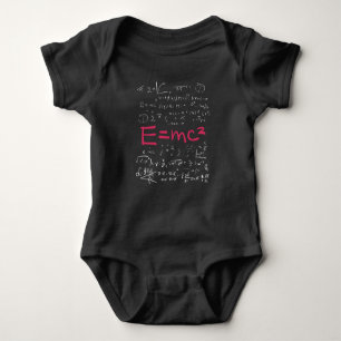 Physik und Mathematik Formeln EMC2 Baby Strampler