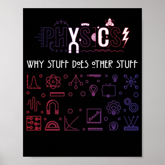 Physik, warum Stuff andere Stufenphysiker macht Poster (Vorne)
