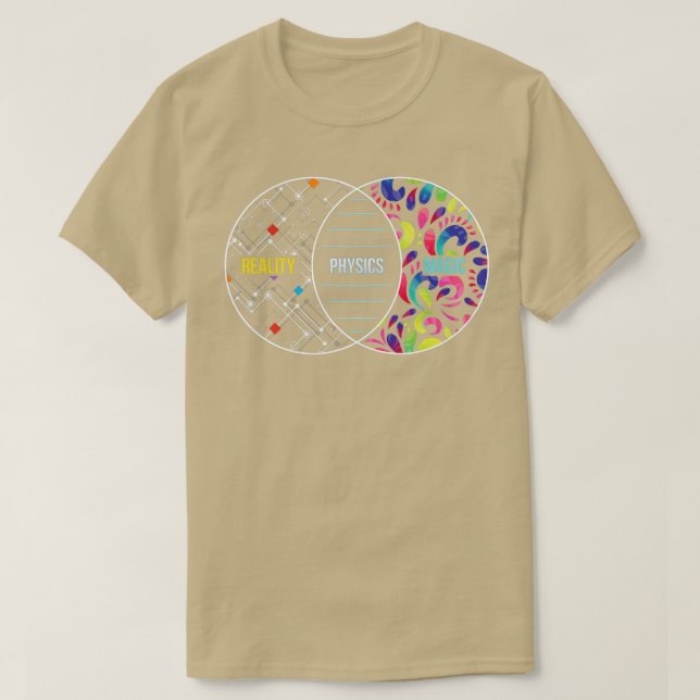 Physik wie Magie, aber echte lustige Physik Puff T-Shirt (Design vorne)