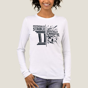 Physikalisch Stabile Mental Chaotische Dualitätsde Tri-Blend Shirt