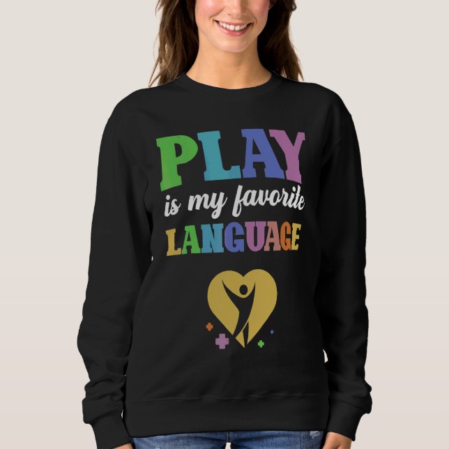 Physikalisch-Therapeut der Lieblingssprache Grap Sweatshirt (Vorderseite)