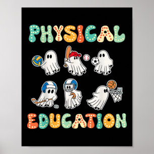 Physikalische Bildung Halloween-Geistergeschenk fü Poster