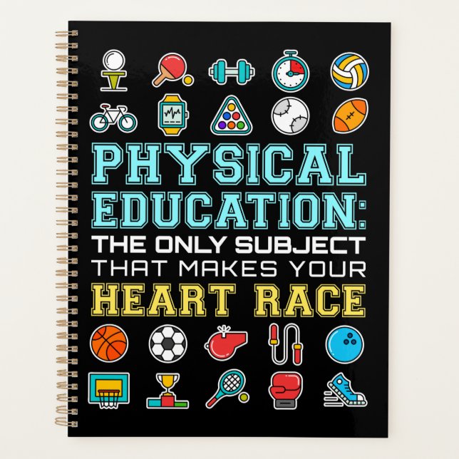 Physikalische Bildung Herzrennen PE-Lehrer Planer (Vorderseite)