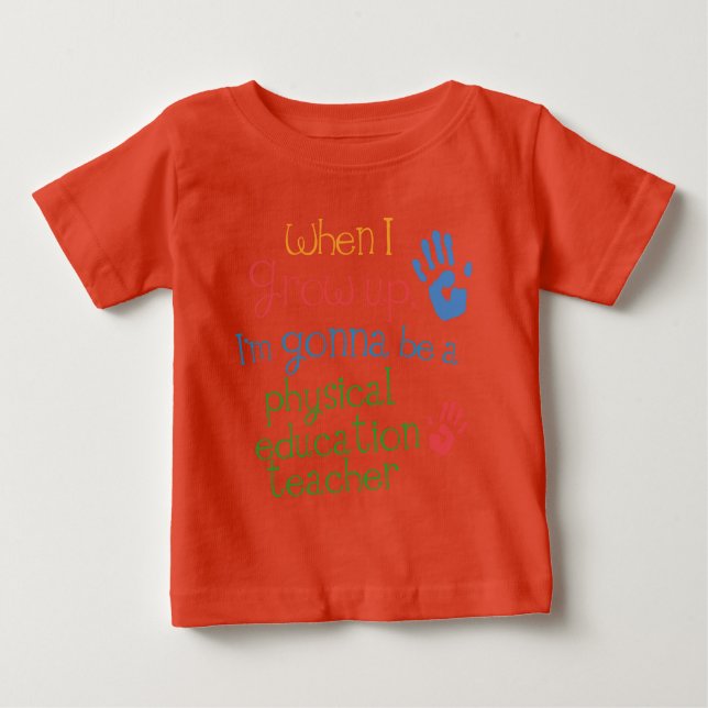 Physikalische Bildung Lehrer (Zukunft) Säugling Ba Baby T-shirt (Vorderseite)