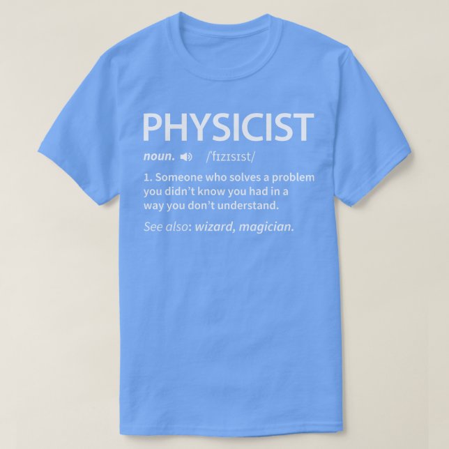 Physikalische Definition T-Shirt (Design vorne)