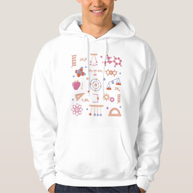 Physikalische Elemente Hoodie (Vorderseite)