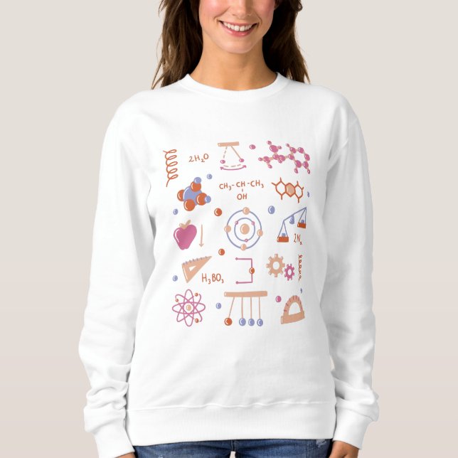 Physikalische Elemente Sweatshirt (Vorderseite)