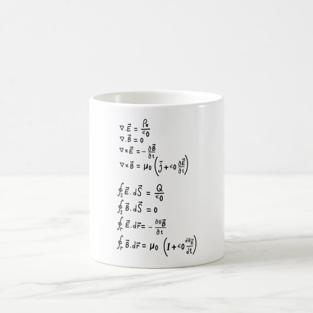 Physikalische Formel Kaffeetasse (Mittel)