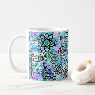 Physikalische Gleichungen und Mathe-Symbole Geek-K Kaffeetasse