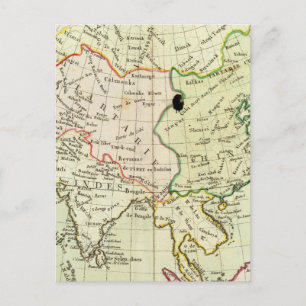 Physikalische Karte Asiens