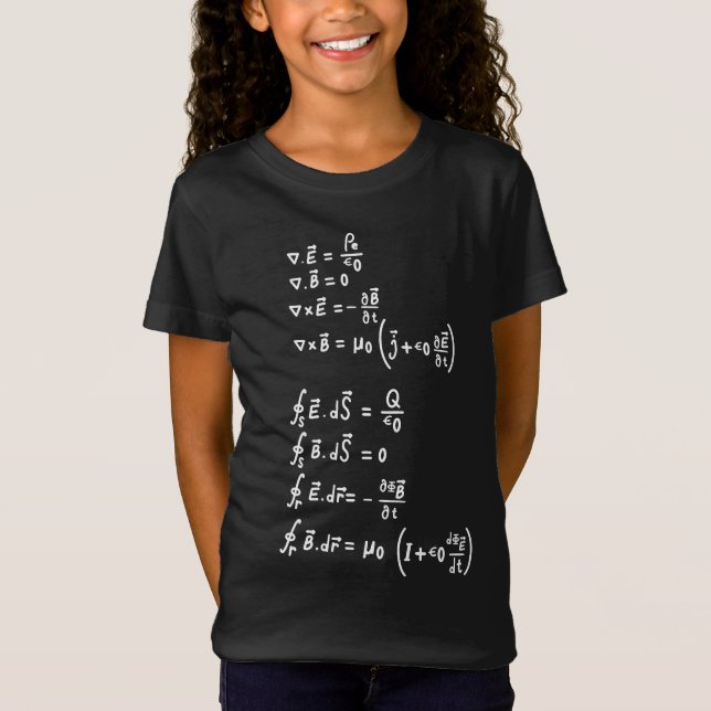 Physikalische Mathematik Formel Schüler Lehrer Ein T-Shirt (Vorderseite)