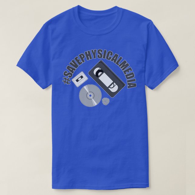Physikalische Medien gerettet T-Shirt (Design vorne)