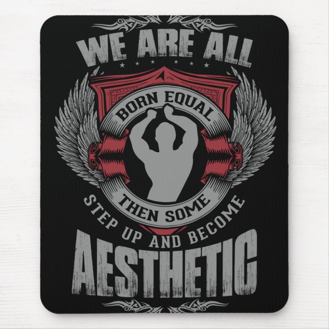 Physikalische Motivation - Ästhetik - Schritt hoch Mousepad (Vorne)