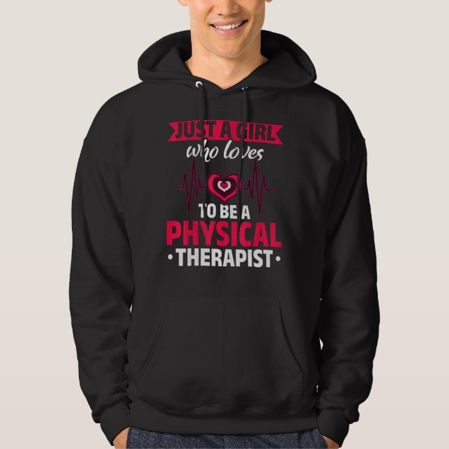 Physikalische Therapeuten Mädchen PT Frauen Physik Hoodie (Vorderseite)