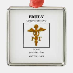 Physikalische Therapie Abschluss Glückwünsche Ornament Aus Metall
