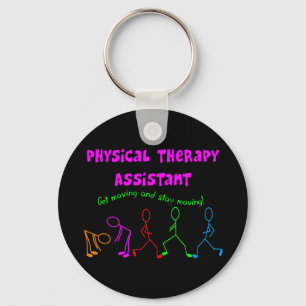 Physikalische Therapie Assistant Stick People Desi Schlüsselanhänger