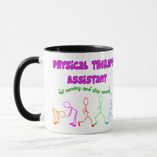 Physikalische Therapie Assistant Stick People Desi Tasse