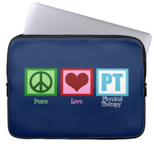 Physikalische Therapie Blue Peace Liebe PT Laptopschutzhülle