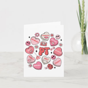 Physikalische Therapie Groovy Valentinstag Herz Ca Karte