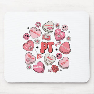 Physikalische Therapie Groovy Valentinstag Herz Ca Mousepad