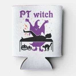 Physikalische Therapie Halloween PT Hexe Dosenkühler