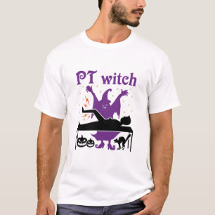 Physikalische Therapie Halloween PT Hexe T-Shirt