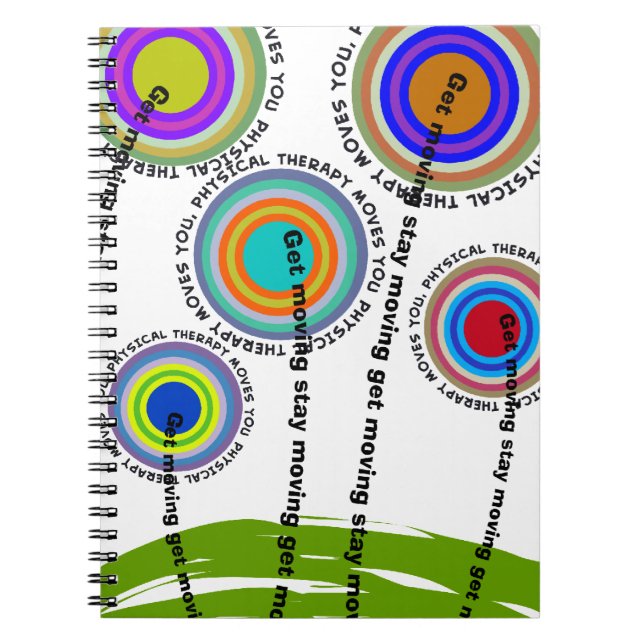 Physikalische Therapie Künstlerische Geschenke Notizblock (Vorderseite)