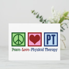 Physikalische Therapie Peace Liebe PT Card