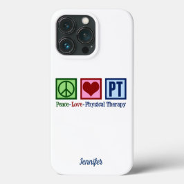 Physikalische Therapie Peace Liebe PT Custom Case-Mate iPhone Hülle