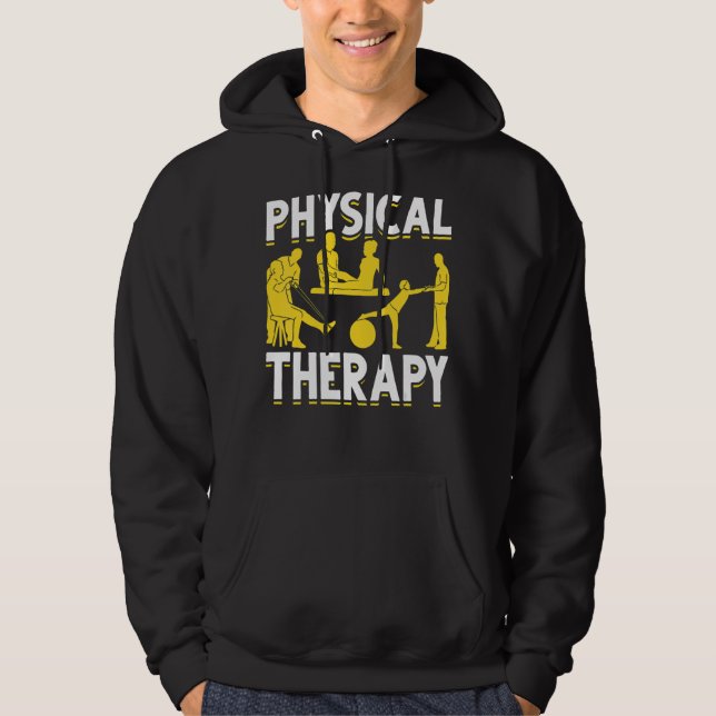 Physikalische Therapie Physikalisch Therapeutische Hoodie (Vorderseite)