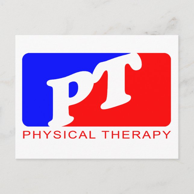 Physikalische Therapie Postkarte (Vorderseite)