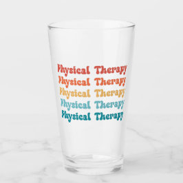 Physikalische Therapie PT Retro PT Grad Geschenke Glas