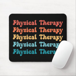 Physikalische Therapie PT Retro PT Grad Geschenke Mousepad