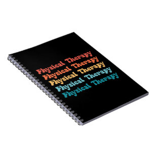 Physikalische Therapie PT Retro PT Grad Geschenke Notizblock
