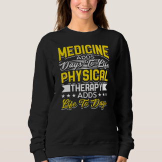 Physikalische Therapieplanung für Therapeuten fügt Sweatshirt