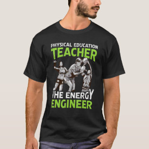 Physikalischer Bildung-Ingenieur Volleyb T-Shirt