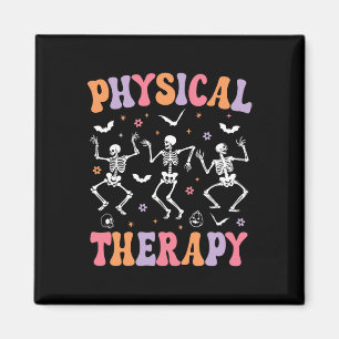 Physikalischer Therapeut Halloween Physiotherapeut Magnet