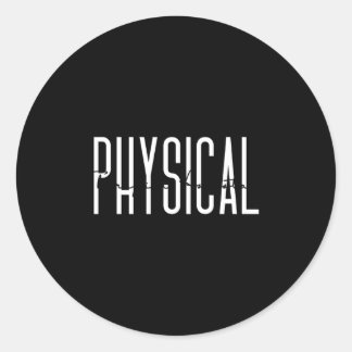 Physikalischer Therapeut Physikalische Therapie Runder Aufkleber