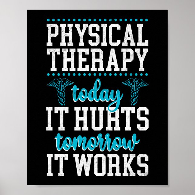 Physikalischer Therapeut Poster (Vorne)
