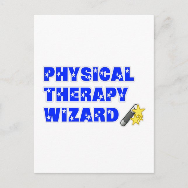 Physikalischer Therapeut Postkarte (Vorderseite)
