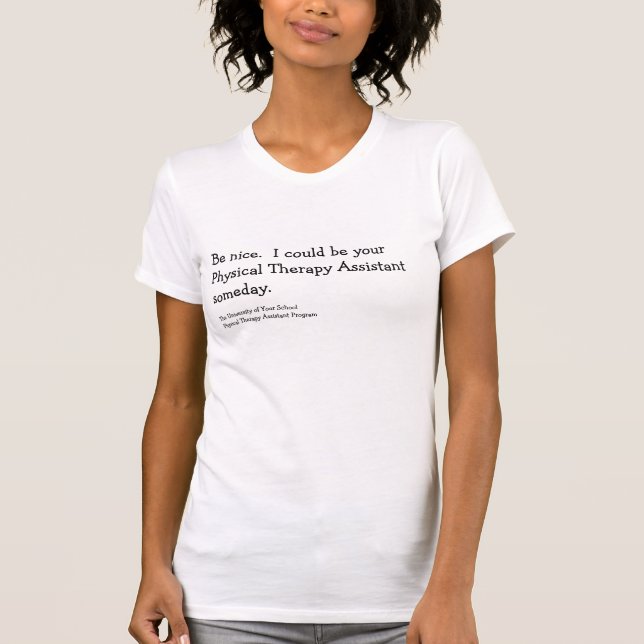 Physikalisches Therapieassistent Shirt individuell (Vorderseite)